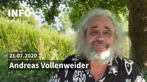 Andreas on the upcoming LIVE@HOME mini concert 22 July 2020